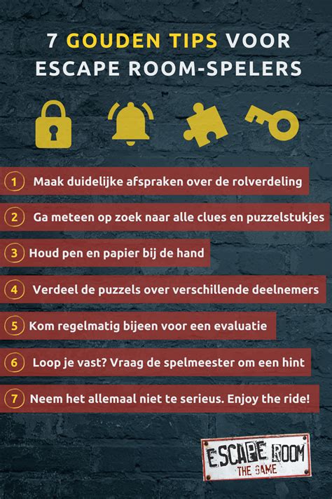 Escape Room Tips .